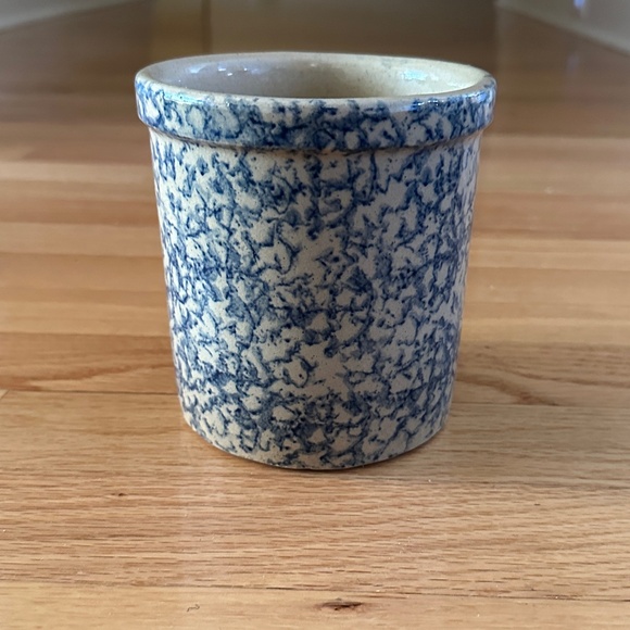 Robinson Ransbottom Pottery Roseville OH Stoneware 1 Qt High #700 Utensil Jar - Picture 1 of 7